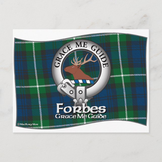 Forbes Clan Postkarte (Vorderseite)