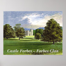 Forbes Scottish Clan Castle Forbes Aberdeenshire
