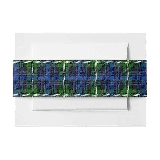 Forbes Scottish Tartan Belly Band (Vorderseite Beispiel)
