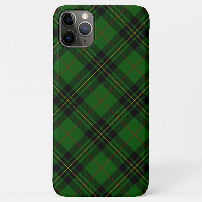 Forbes tartan green black kariert Case-Mate iPhone hülle (Rückseite)