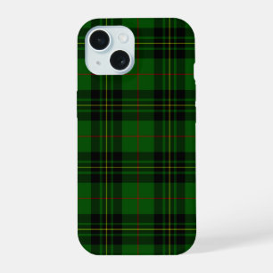 Forbes tartan green black kariert iPhone 15 hülle
