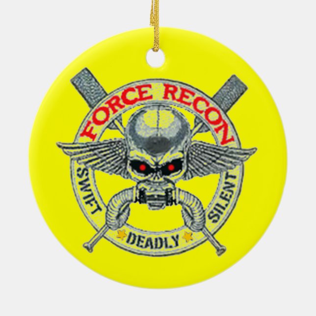FORCE RECON KERAMIK ORNAMENT (Hinten)