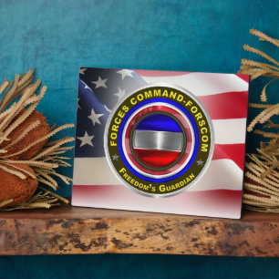 Forces Command FORSCOM Fotoplatte