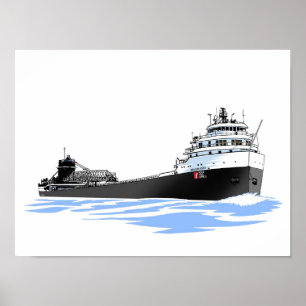 Ford "Great Lakes Freighter Benson" (3) Poster