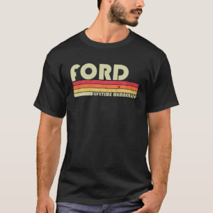 FORD Nachname Funny Retro Vintager 80er 90S Geburt T-Shirt