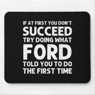 Ford Name Personalisiert Geburtstag Funny Christma Mousepad