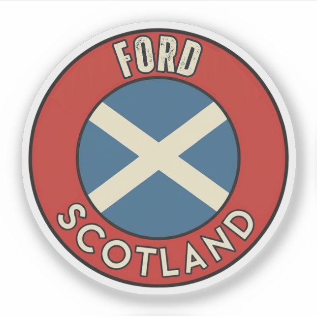 Ford, Schottland Aufkleber (Vorderseite)