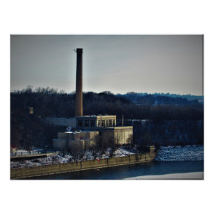 "Ford Steam Pflanze" Fotodruck