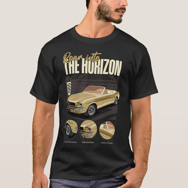 Ford von 1965 in den Horizont T-Shirt (Vorderseite)