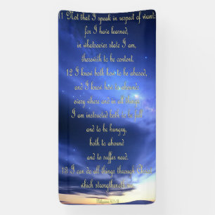 Förderbanner - Philippinen 4:11-13 Banner