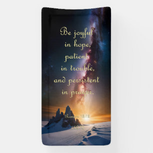 Förderbanner - Römer 12:12 Banner