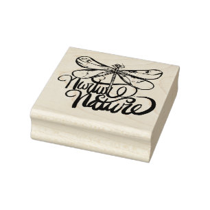 Fördern Natur Libelle Gummistempel