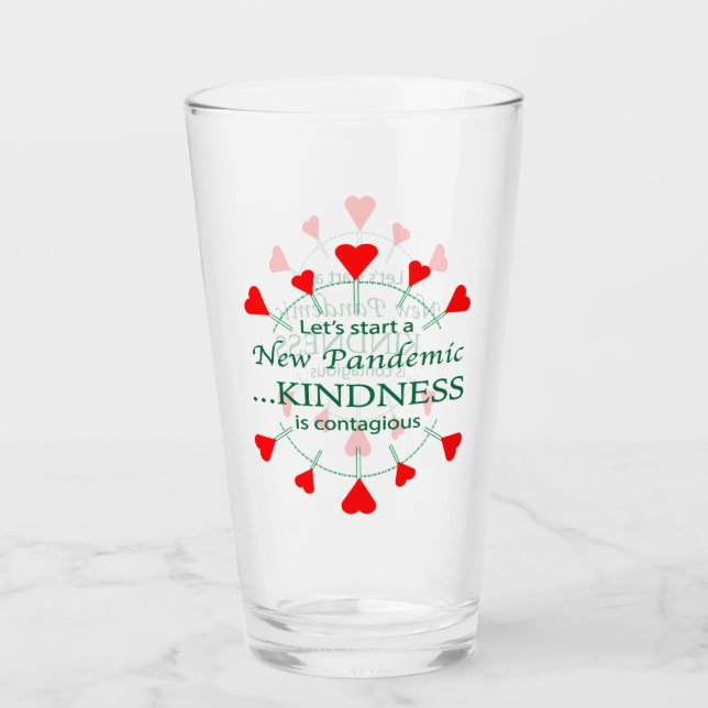 Fördern Sie Freundlichkeit Glas (Vorderseite)