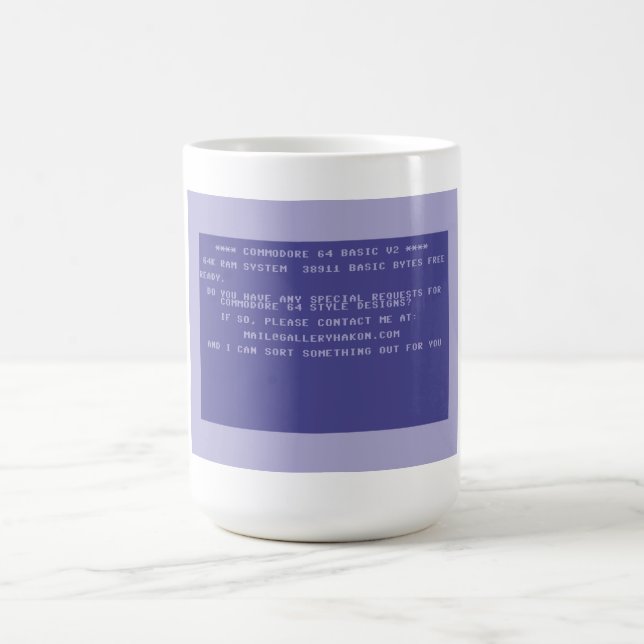 Fordern Sie Ihr benutzerdefiniertes Commodore 64-D Tasse (Mittel)