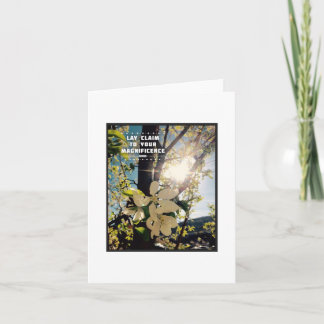 Fordern Sie Ihre Bonuskarte an - Leere im Inneren Karte