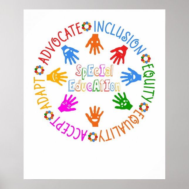 Fördern Sie Inklusion Poster (Vorne)