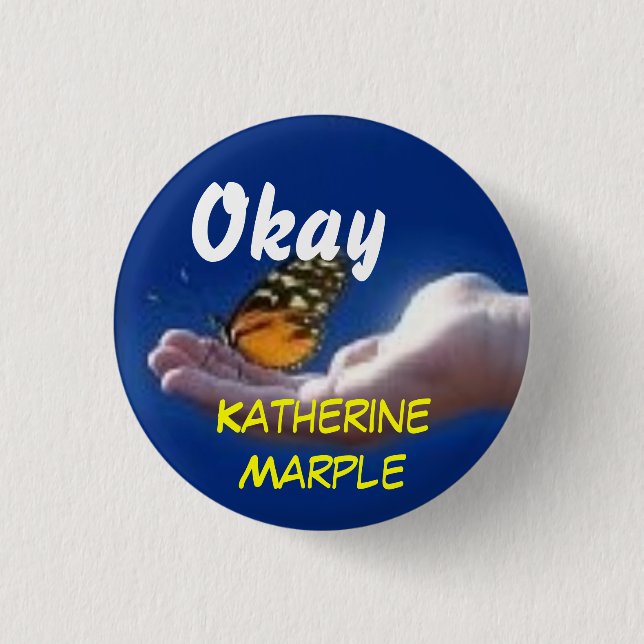Fördern Sie Katherine Marple Button (Vorderseite)