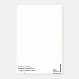 Förderndes eingebranntes Post-It 3" x4 " Post-it Klebezettel