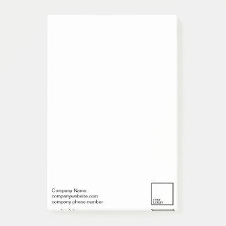 Förderndes eingebranntes Post-It 3" x4 " Post-it Klebezettel