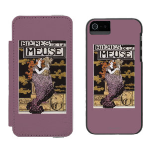 Förderndes Plakat Bieres De-La Maas Incipio Watson™ iPhone 5 Geldbörsen Hülle