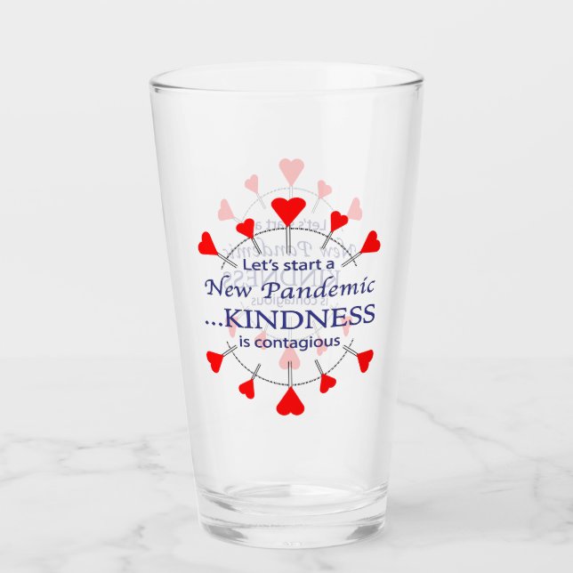 Fördert Freundlichkeit Glas (Vorderseite)