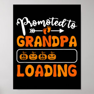 Fördert für Großvater Kürbiskölpel Halloween Gran Poster