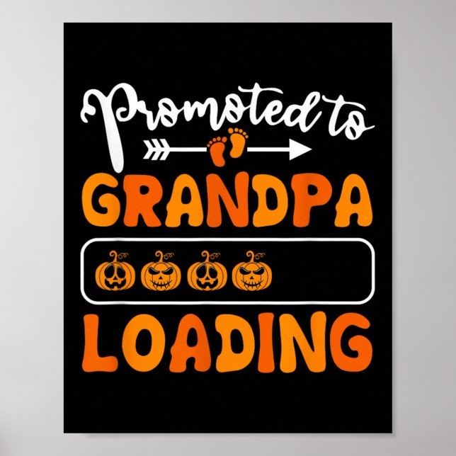 Fördert für Großvater Kürbiskölpel Halloween Gran Poster (Vorne)