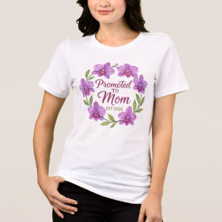 Fördert für Mama Est 2026,Junge Mutter Tri-Blend Shirt