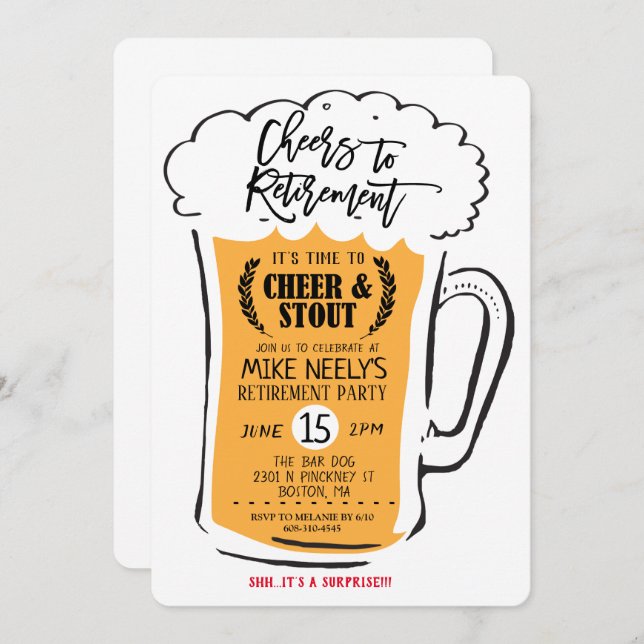 Förderung der Einladung zum Eintritt in das Ruhest (Vorne/Hinten)