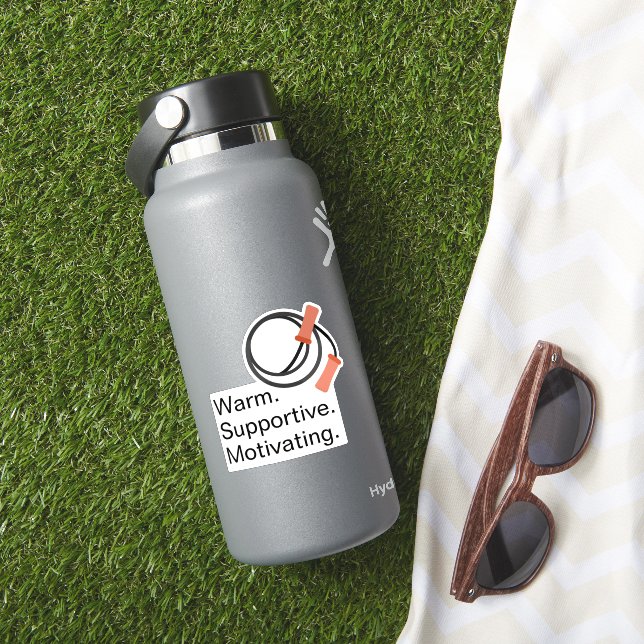 Förderung der Fitness, warme unterstützende Motiva Aufkleber (HydroFlask Insitu)