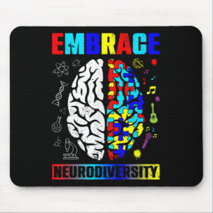 Förderung der Neurovielfalt Autismus Bewusstsein M Mousepad