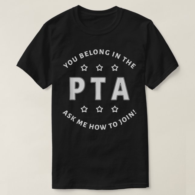 Förderung der PTA Kindererziehung T-Shirt (Design vorne)