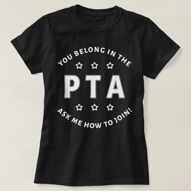 Förderung der PTA Kindererziehung T-Shirt (Design vorne)