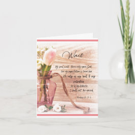 Förderung des Psalm-Bibelverses Karte