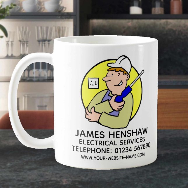 Förderung elektrischer Dienstleistungen Kaffeetasse (Von Creator hochgeladen)