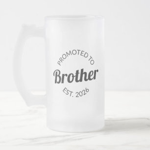 Förderung für den Bruderost. 2026 Mattglas Bierglas