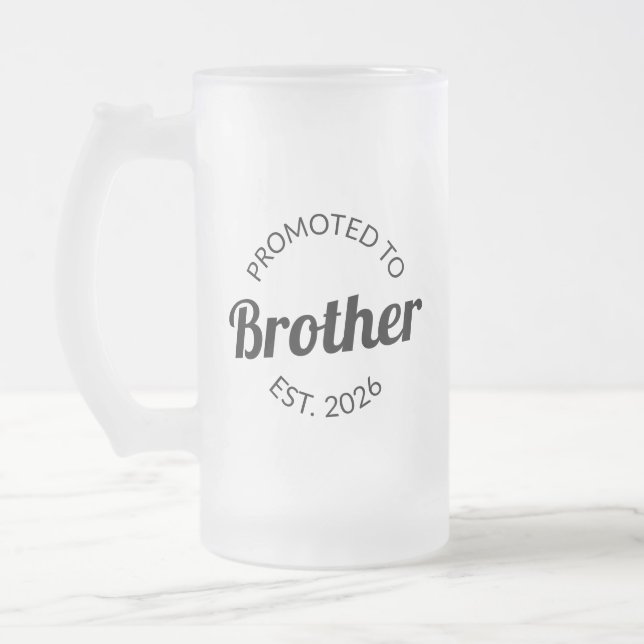 Förderung für den Bruderost. 2026 Mattglas Bierglas (Links)