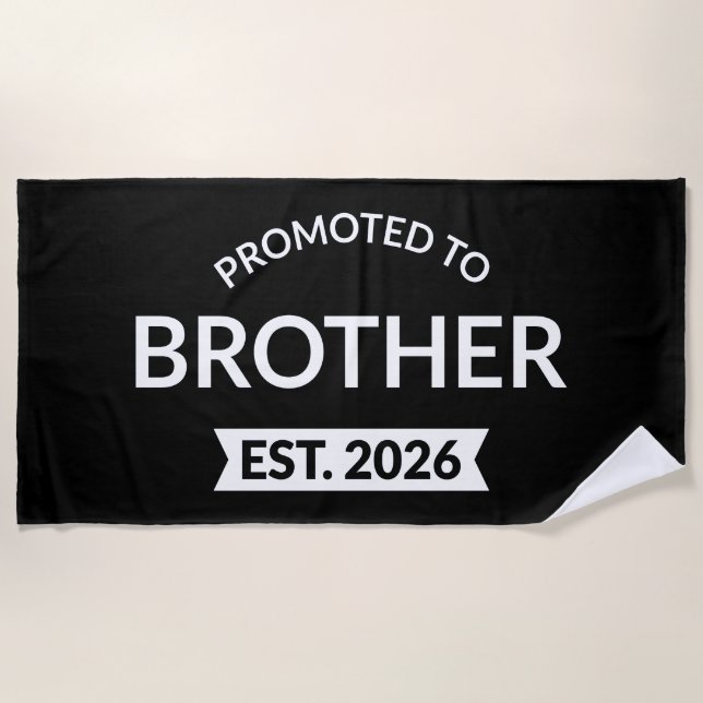 Förderung für den Bruderost. 2026 Strandtuch (Vorderseite)
