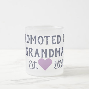 Förderung für die Oma Navy und Lila Tasse