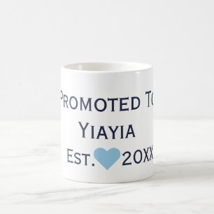 Förderung für die Yiayia Navy & Blue Tasse