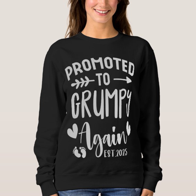 Förderung für GRUMPY wieder est 2025 Niedliche Fam Sweatshirt (Vorderseite)