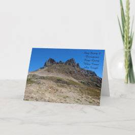 Förderung für harte Zeiten Feiertagskarte