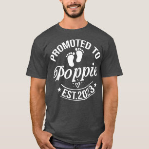 Förderung für Poppie 2023 Pop der Schwangerschafts T-Shirt