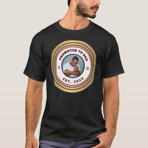 Förderung für Vater Daddy Vater Foto personalisier T-Shirt