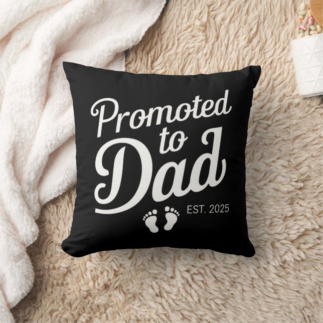 Förderung für Vater EST 2025 Funny bald zum Vater Kissen (Decke)