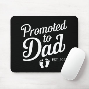 Förderung für Vater EST 2025 Funny bald zum Vater Mousepad