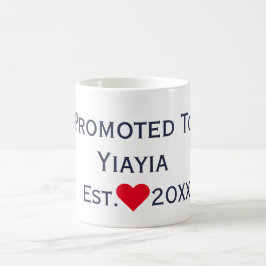 Förderung für Yiayia Navy & Pink Tasse