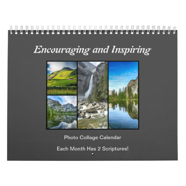 Förderung und Inspirier der Collage Scripture Kalender (Titelbild)