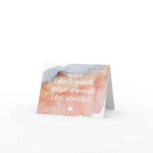 Förderung und positive Mitteilungskarten für Fraue