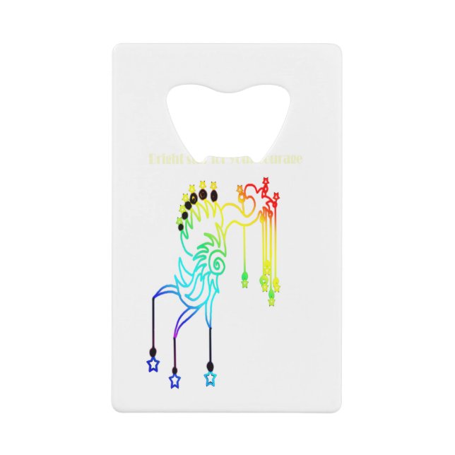 Förderung und Verwirklichung Geldbeutel Flaschenöffner (Vorderseite)